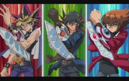 First Three Yugioh series duelists